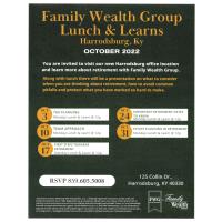 Family Wealth Group Lunch & Learns