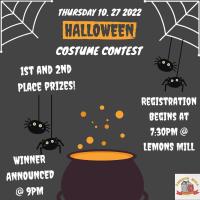 Halloween Costume Contest at Lemons Mill Brewery
