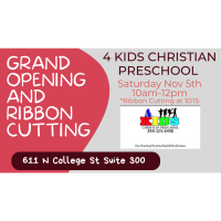 Grand Opening and Ribbon Cutting at 4 Kids Academy