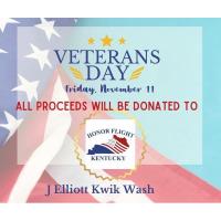 Veterans Day at J Elliott Kwik Wash!