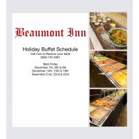 Beaumont Inn Holiday Buffet 