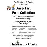 Christian Life Center Drive Thru Food Collection