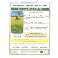 Area Forage Production Meeting