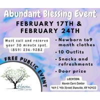 Abundant Blessing Event