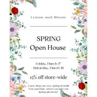 Spring Open House at Lemon and Bloom