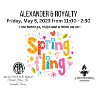 Spring Fling at Alexander & Royalty!