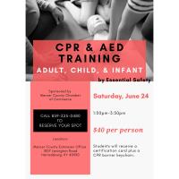 Adult Child Infant CPR/AED by Essential Safety