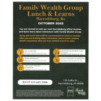 Family Wealth Group Lunch & Learns 2023