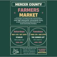 Mercer County Farmers Market 2024 SATURDAYS