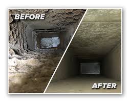 Before & after duct cleaning