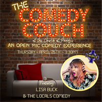 The Comedy Couch with the Locals Comedy and Lisa Buck