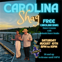 Carolina Shag on Saturday, August 10th