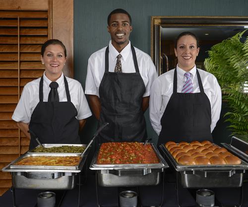 Our catering staff is ready to make your next event perfect!