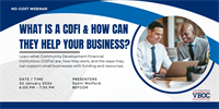 What is a CDFI & How Can They Help Your Business? Webinar