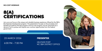 8(a) Certification Webinar