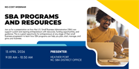 SBA Programs and Resources Webinar