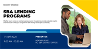 SBA Lending Programs Webinar