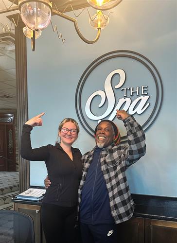 Singer/Songwriter Billy Ocean stopped by the gym for a quick swim and steam room before his performance at the Crown!