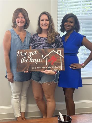 Our Happy Client has closed on a new home!