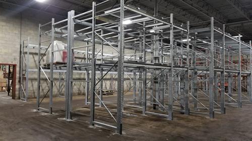 Galvanized Push Back Racking