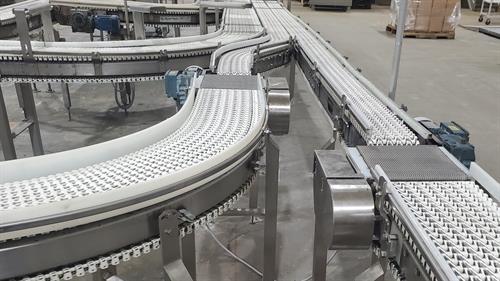 Plastic Chain Belt Conveyor