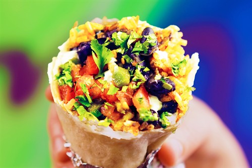 Tree Hugger Burrito for our vegan and vegetarian friends!