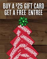 Free Entree with $25 Gift Card Purchase