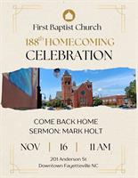 188th Homecoming at First Baptist Church Downtown