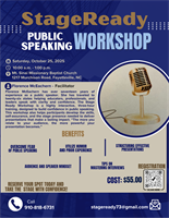 StageReady Public Speaking Workshop