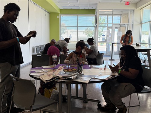 Vision Board Activity, holding on to our dreams!