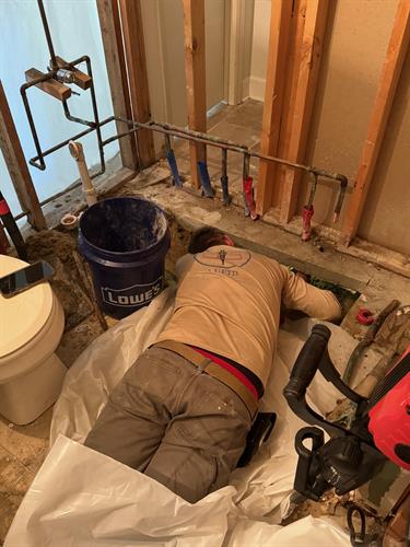 Leak under the slab? No problem. 