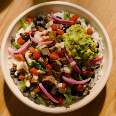 Steak. Steak. Steak.