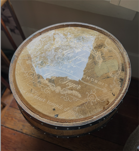 Custom Epoxy barrel top