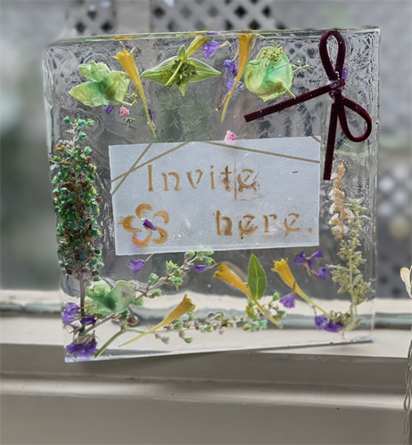 Custom Epoxy Invites