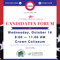 2023 Candidate's Forum will be hosted October 18th