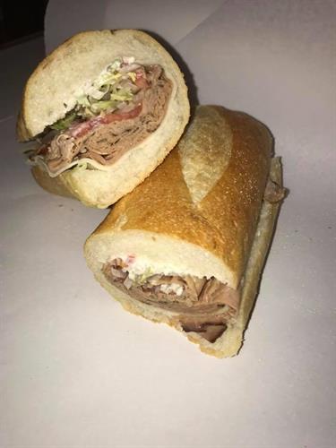 Cold Roast Beef Hoagie Cold Roast Beef Hoagie