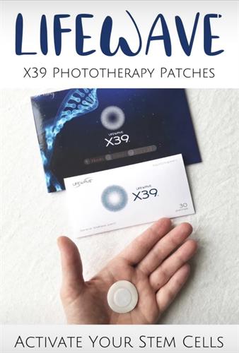 X39 the stem cell activation patch that is patented and proven to reverse aging after 6-12 months