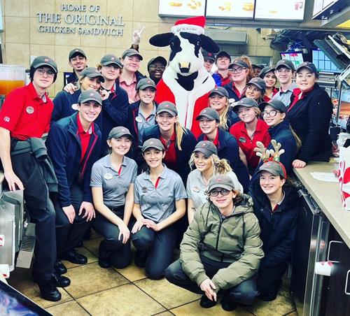 Happy Holidays from Chick-fil-A Mantua Square