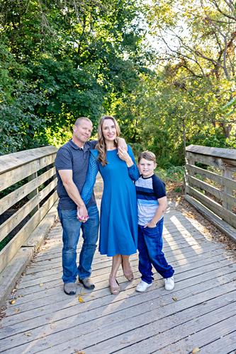 The Berkan Family - Brian, Becky, Wilson.