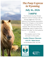 "The Pony Express in Wyoming"