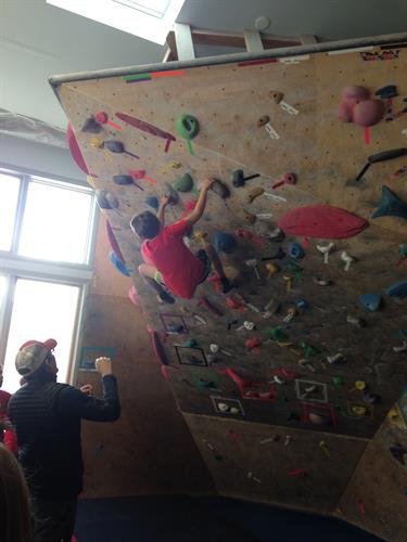 Bouldering competition
