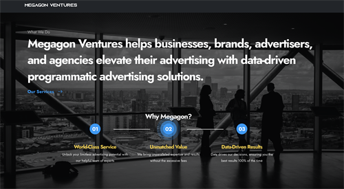 Megagon Ventures helps businesses, brands, advertisers, and agencies elevate their advertising with data-driven programmatic advertising solutions.