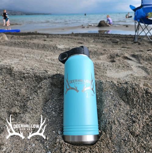 Excited to provide awesome tumblers and water bottles for Ideal Beach Resort  @ Bear Lake