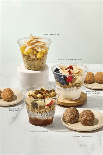 NEW Chia Puddings, Overnight Oats, and Energy Bites