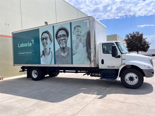 Box Truck Graphics for Laborie