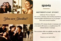 Spavia Sandy: Mother’s Day Event