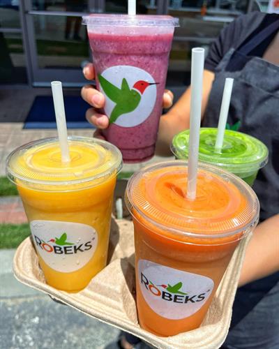 Wide variety of fresh and healthy smoothies