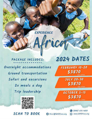 Travel to Africa with us!