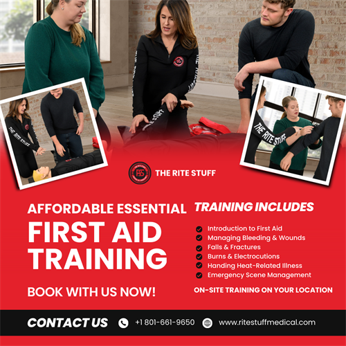 Customized first aid training and Toolbox Safety Talks