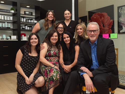 Dr. Jeffrey and Julie Ayers with their amazing team.